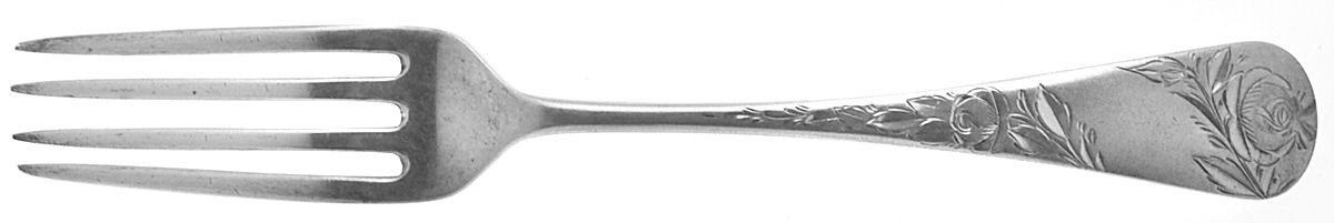 Chrysanthemum (Sterling, 1885) Fork by Gorham Silver-1