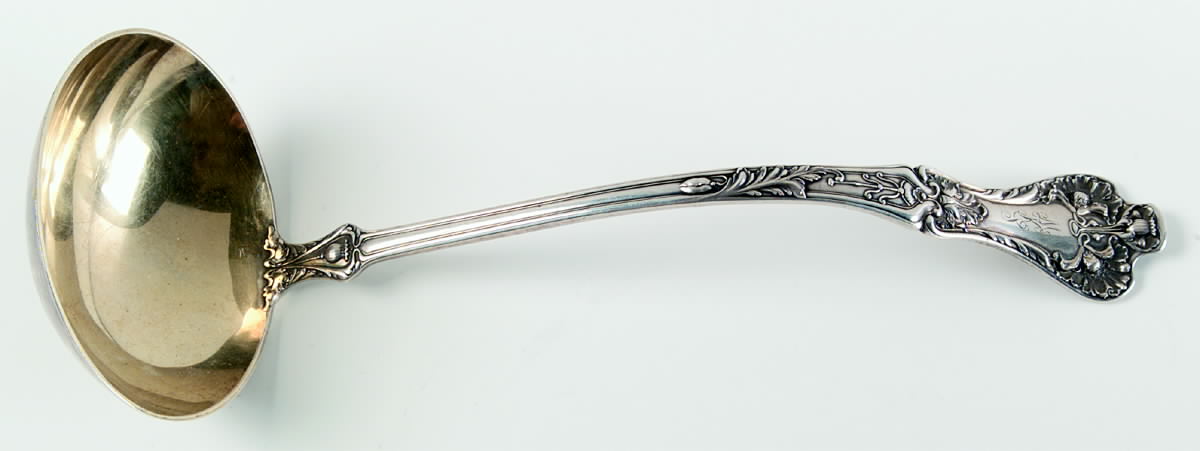 Poppy (Sterling, 1902) Small Solid Soup Ladle by Gorham Silver-1
