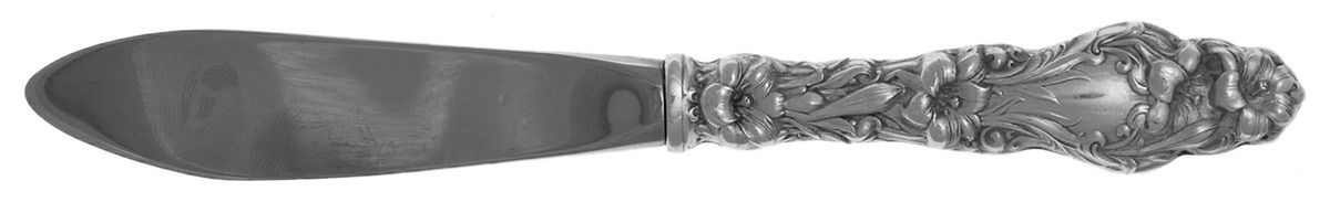 Lily (Sterling, 1991, No Monograms) Hollow Handle Master Butter Knife by Gorham Silver-1