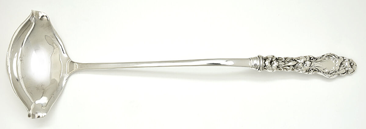Lily (Sterling, 1991, No Monograms) Hollow Handle Punch Ladle with Solid Bowl by Gorham Silver-1