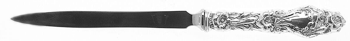 Lily (Sterling, 1991, No Monograms) Letter Opener with Stainless Blade by Gorham Silver-1