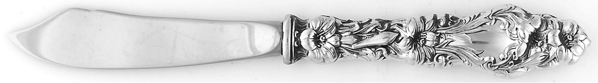 Lily (Sterling, 1991, No Monograms) Hollow Handle Master Butter Knife by Gorham Silver-1