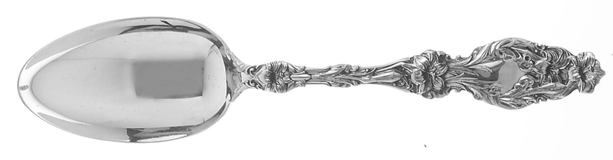 Lily (Sterling, 1991, No Monograms) Tablespoon (Serving Spoon) by Gorham Silver-1