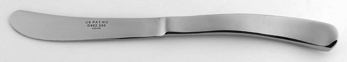 Sea Drift (Stainless) Flat Handle Master Butter Knife by Ginkgo-1
