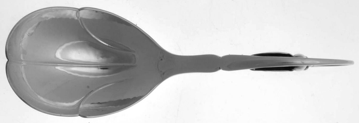 Ornamental Items (Sterling) (2 Piece) Solid Compote Serving Set by Georg Jensen (Denmark)-1