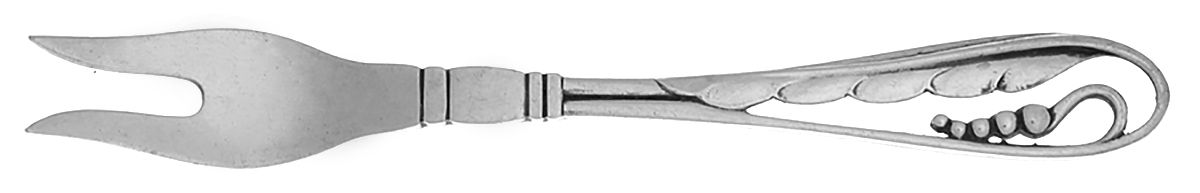 Ornamental Items (Sterling) Fork-Lemon by Georg Jensen (Denmark)-1