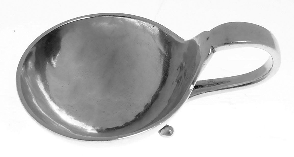Ornamental Items (Sterling) Open Salt Individual by Georg Jensen (Denmark)-1