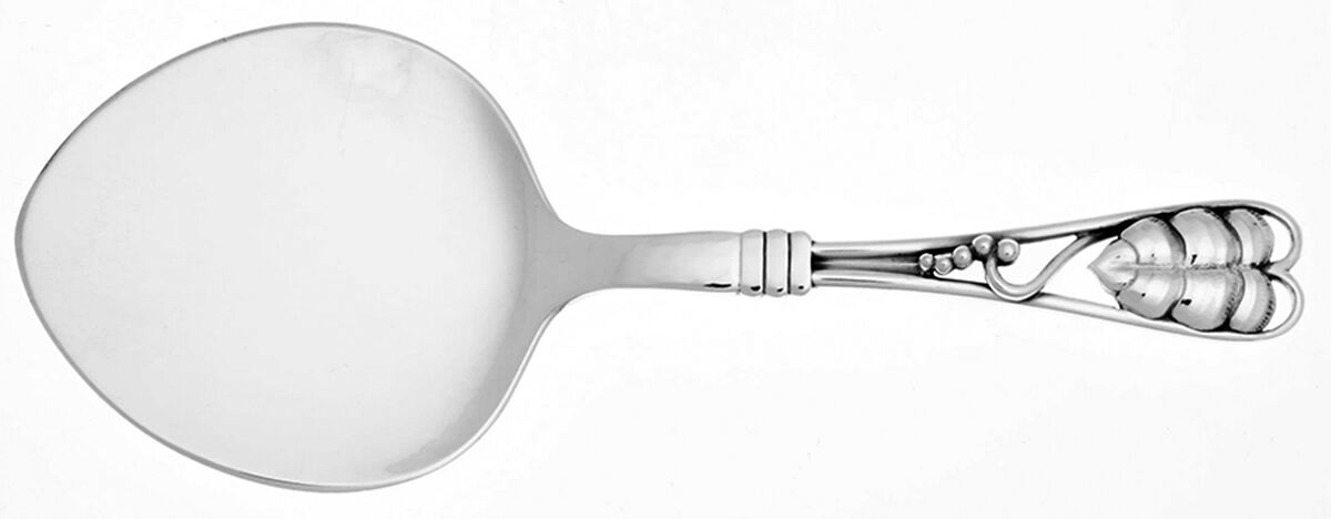 Ornamental Items (Sterling) Small Solid Pastry Server by Georg Jensen (Denmark)-1