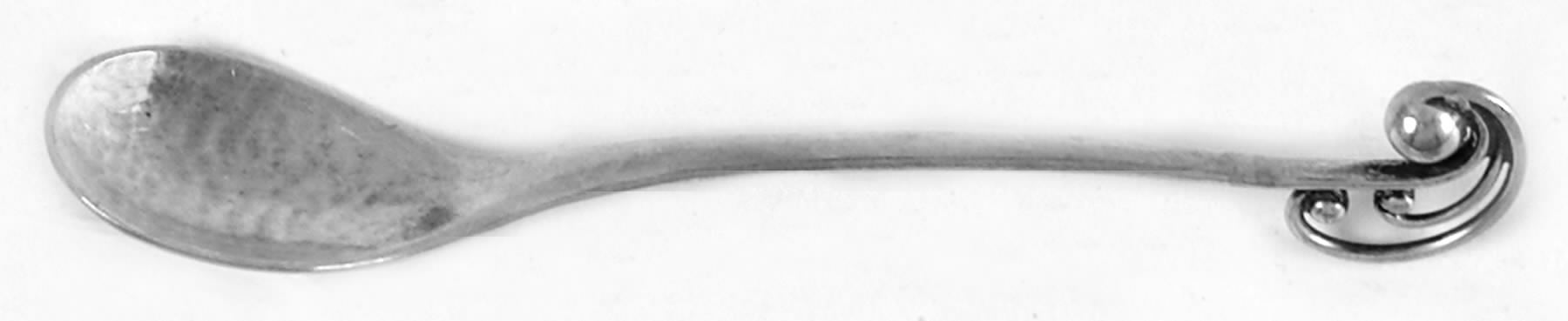 Ornamental Items (Sterling) Demitasse Spoon by Georg Jensen (Denmark)-1