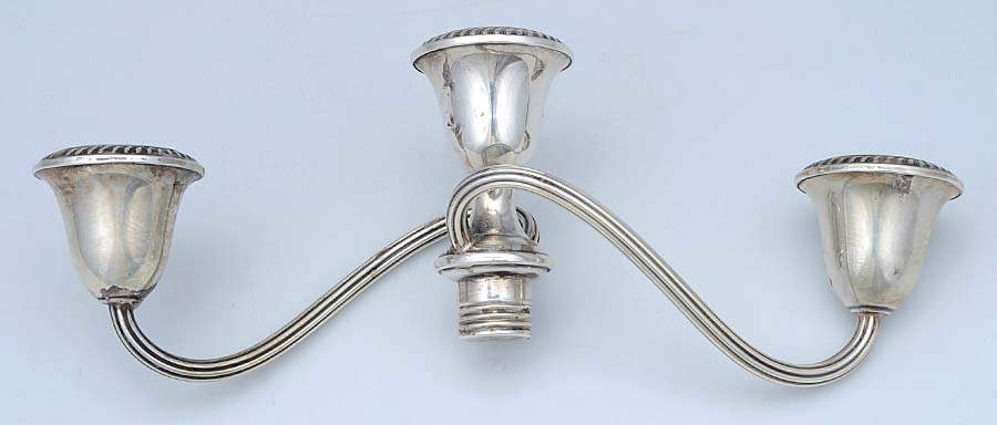 Cambridge (Sterling, Hollowware) 3 Light Candelabra Branch by Gorham Silver-1