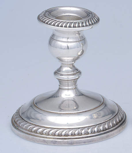 Cambridge (Sterling, Hollowware) Weighted Candleholder by Gorham Silver-1