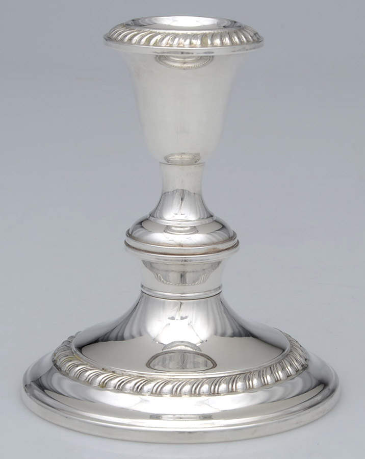 Cambridge (Sterling, Hollowware) Weighted Candleholder by Gorham Silver-1