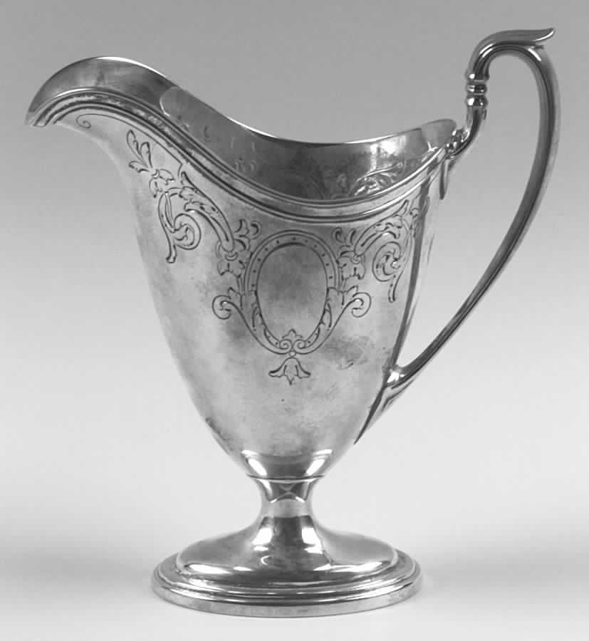 Portsmouth-Engraved (Sterling, 1918, Hollowware) Creamer by Gorham Silver-1