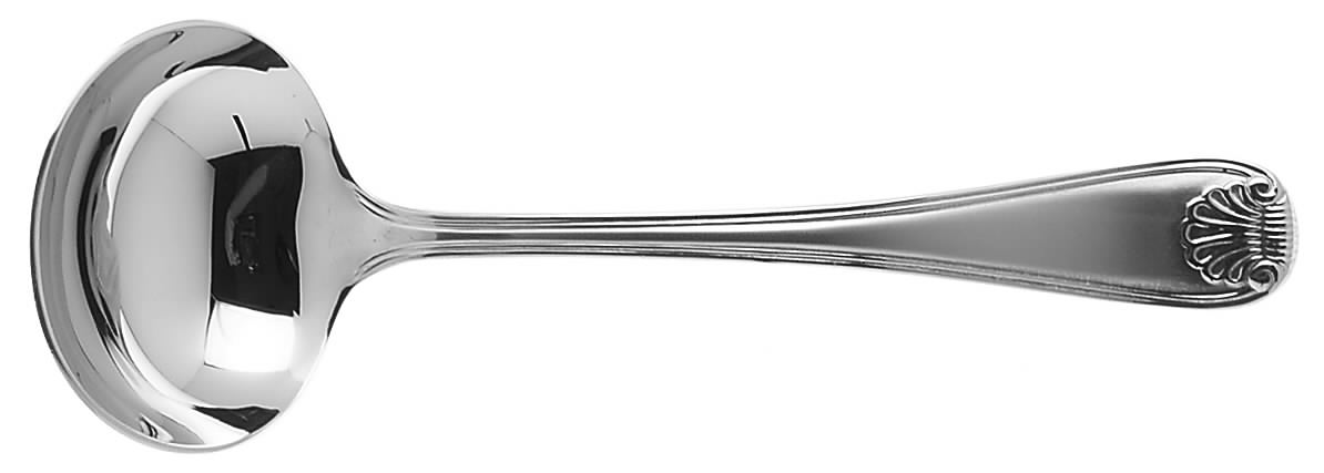 Gorham Shell Frosted (Stainless) Solid Gravy Ladle by Gorham Silver-1