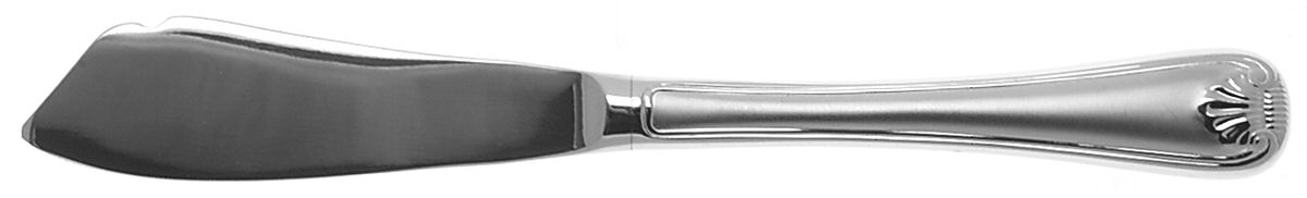 Gorham Shell Frosted (Stainless) Hollow Handle Master Butter Knife by Gorham Silver-1