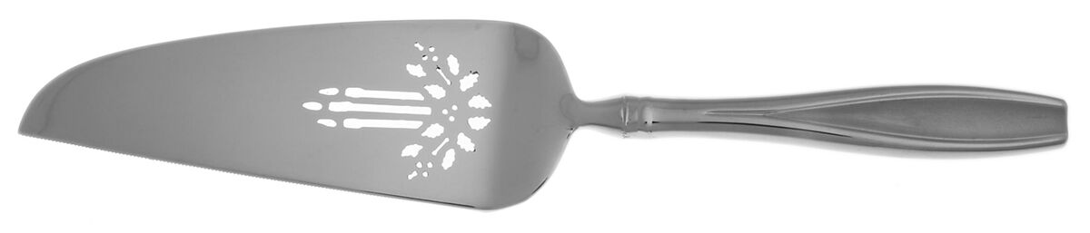 Tulip Frosted (Stainless) Holiday Pierced Pie and Cake Server  HC by Gorham Silver-1