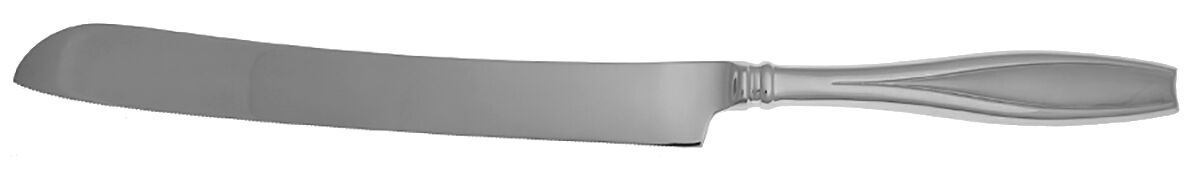 Tulip Frosted (Stainless) Wedding Cake Knife with Stainless Blade HC by Gorham Silver-1