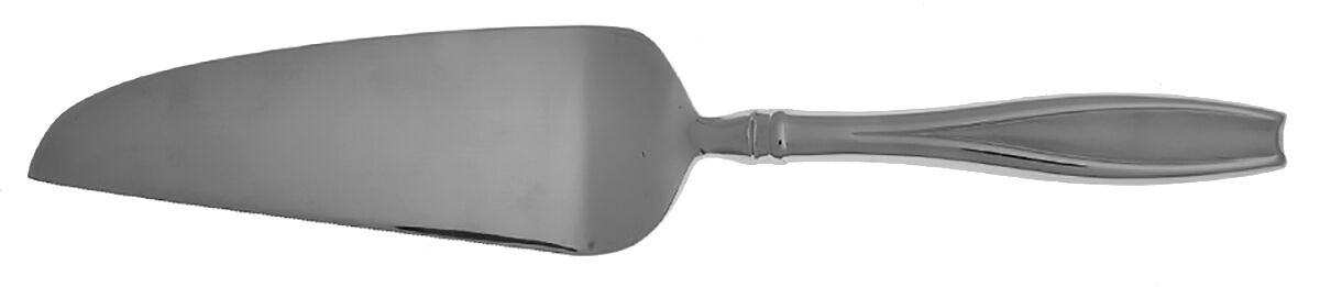 Tulip Frosted (Stainless) Pie and Cake Server with Stainless Blade HC by Gorham Silver-1