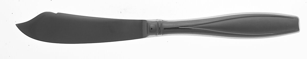 Tulip Frosted (Stainless) Hollow Handle Master Butter Knife by Gorham Silver-1