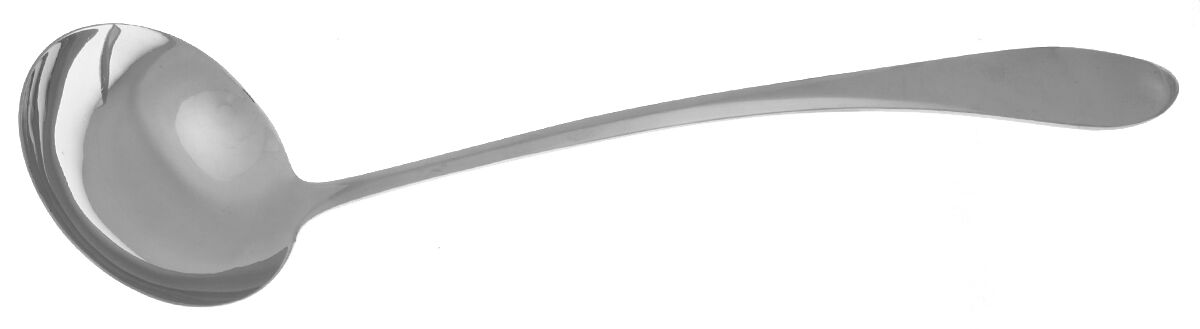 Studio Frosted (Stainless) Solid Soup Ladle by Gorham Silver-1