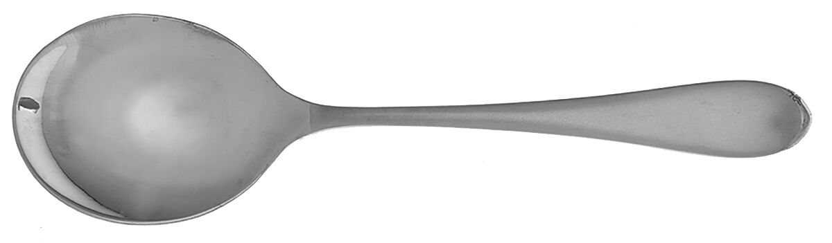 Studio Frosted (Stainless) Round Bowl Soup Spoon (Bouillon) by Gorham Silver-1