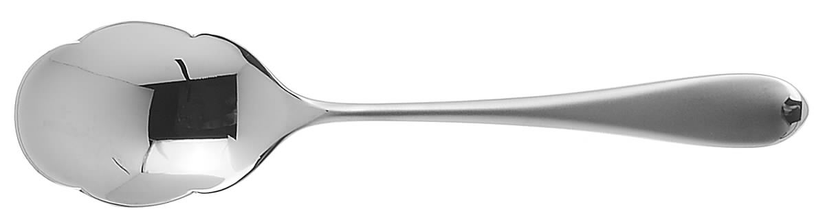 Studio Frosted (Stainless) Sugar Shell Spoon by Gorham Silver-1