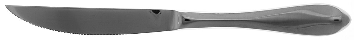 Studio Frosted (Stainless) Individual Steak Knife Hollow Handle Serrate Blade by Gorham Silver-1
