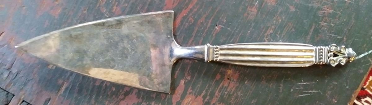 Olde Copenhagen (SILVERPLATE) Pie Server with Silverplate Blade by Godinger-1