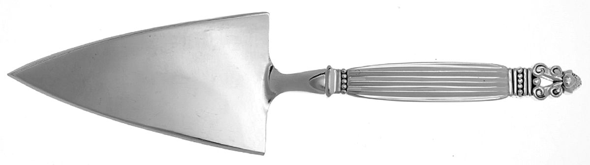 Olde Copenhagen (SILVERPLATE) Pie and Cake Server, Solid Piece by Godinger-1