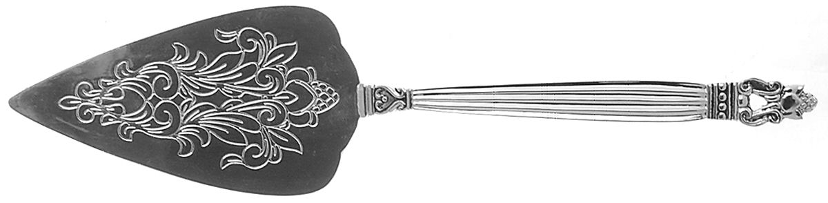 Olde Copenhagen (SILVERPLATE) Cake Server, Solid Piece by Godinger-1