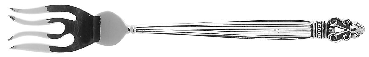 Olde Copenhagen (SILVERPLATE) Individual Cake Fork by Godinger-1