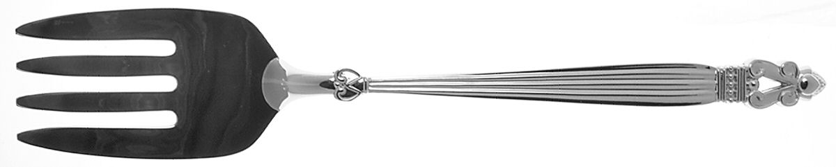 Olde Copenhagen (SILVERPLATE) Solid Serving Fork by Godinger-1