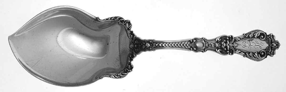 Henry II (Sterling, 1900) Vegetable Serving Spoon (Solid) by Gorham Silver-1
