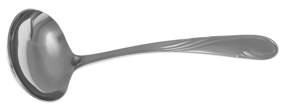 Tidewater (Stainless) Solid Gravy Ladle by Gorham Silver-1