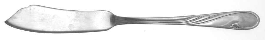 Tidewater (Stainless) Flat Handle Master Butter Knife by Gorham Silver-1