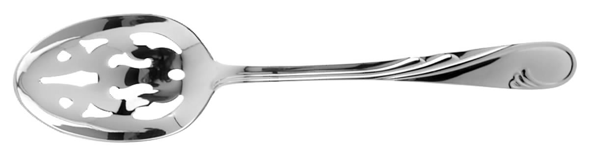 Tidewater (Stainless) Pierced Tablespoon (Serving Spoon) by Gorham Silver-1
