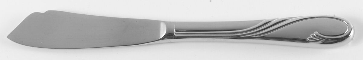Tidewater (Stainless) Hollow Handle Master Butter Knife by Gorham Silver-1