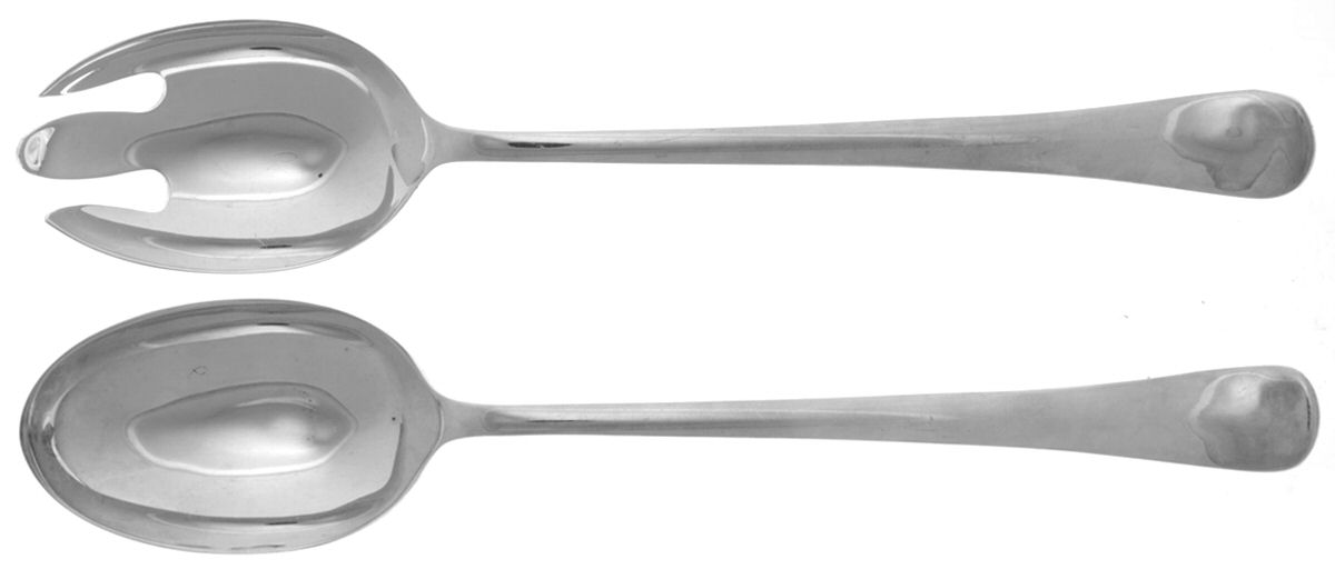 Georgian (SILVERPLATE) Solid Serving Set by Gerity-1