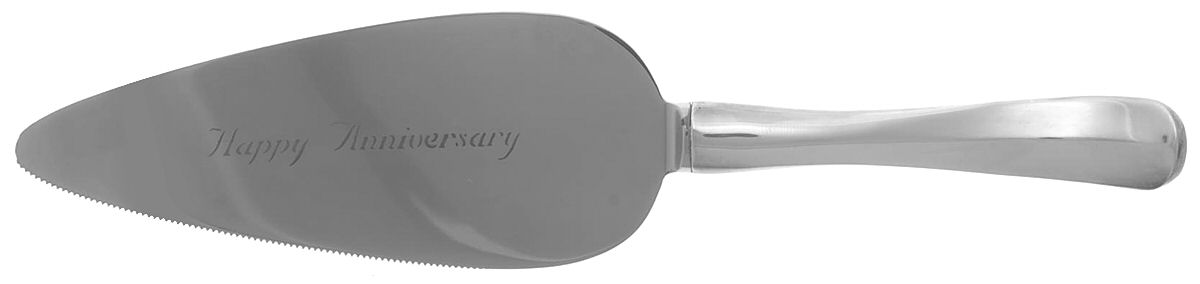 Georgian (SILVERPLATE) Pie Server with Stainless Blade by Gerity-1