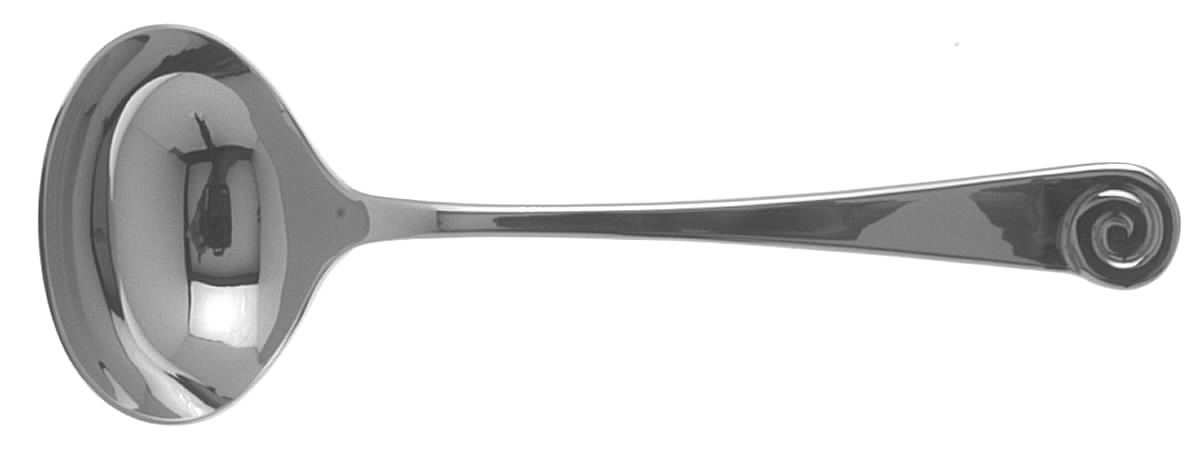 Ammonite (Stainless) Solid Gravy Ladle by Ginkgo-1
