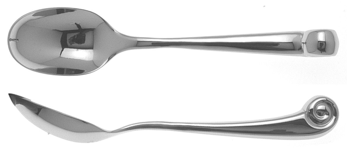 Ammonite (Stainless) Hollow Handle Teaspoon by Ginkgo-1