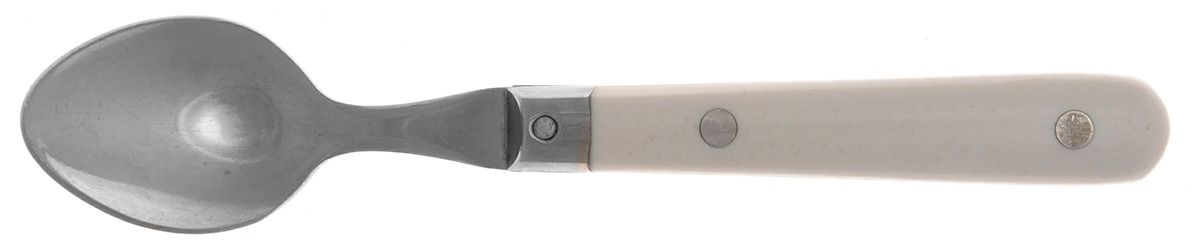 Le Prix-White (Stainless) Demitasse Spoon by Ginkgo-1