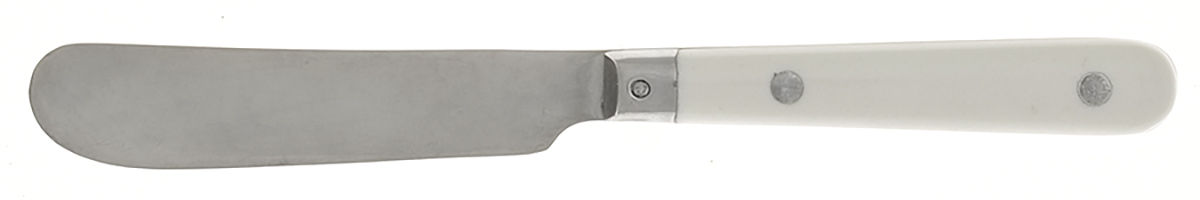 Le Prix-White (Stainless) Hollow Handle Master Butter Knife by Ginkgo-1