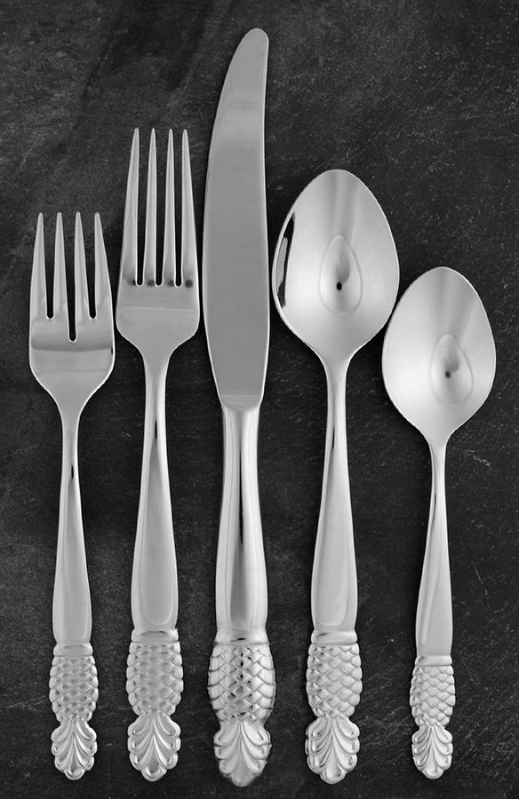 Pineapple (Stainless) 5 Piece Place Setting by Ginkgo-1
