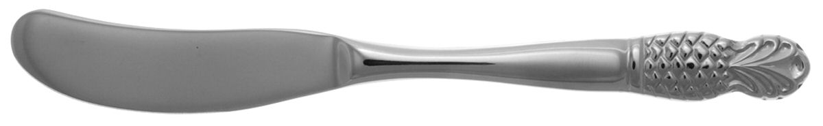 Pineapple (Stainless) Flat Handle Butter Spreader by Ginkgo-1