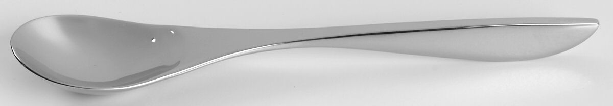 Zenith (Stainless) Solid Serving Spoon by Ginkgo-1