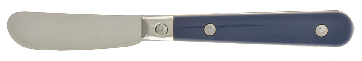 Le Prix-Blue (Stainless) Butter Spreader Hollow Hdl-Paddle/Stainless Blade by Ginkgo-1