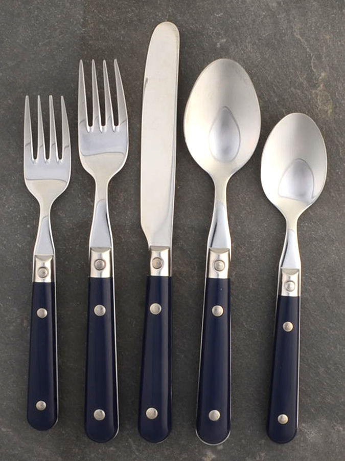 Le Prix-Navy Blue (Stainless) 5 Piece Place Setting by Ginkgo-1