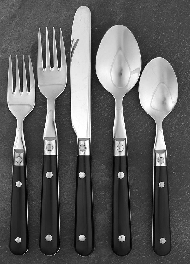 Le Prix-Black (Stainless) 40 Piece Estate Set by Ginkgo-1
