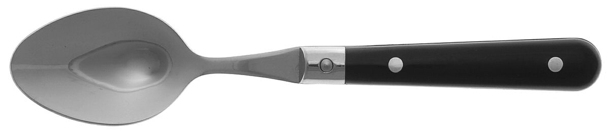 Le Prix-Black (Stainless) Place/Oval Soup Spoon by Ginkgo-1